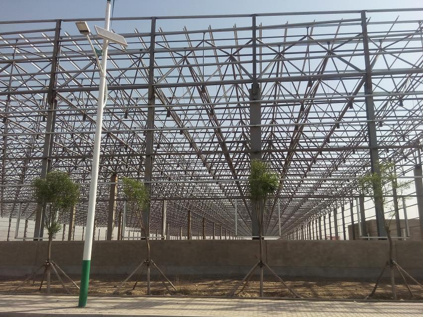 湖南汽车工业厂房网架
